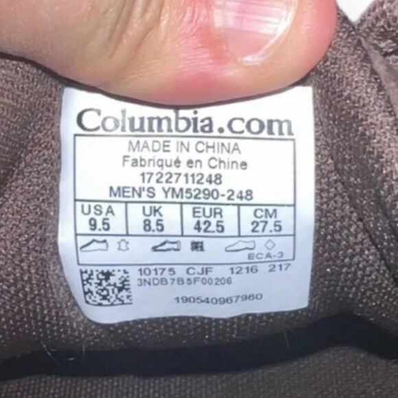 Columbia Three Passes Brown Leather Chukka Boots YM5290-248 Men's 9.5 - Picture 9 of 10